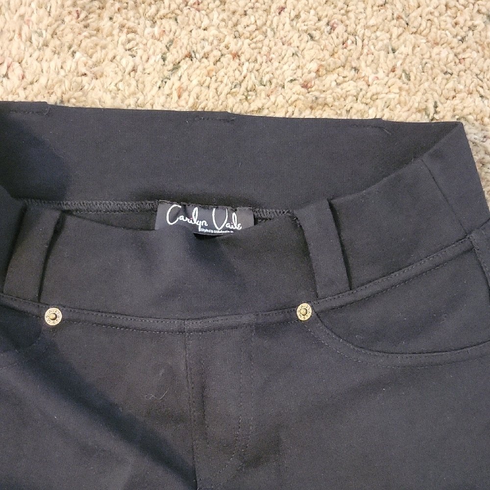 Carilyn Vaile Classic Black Women's Trousers - Picture 2 of 5
